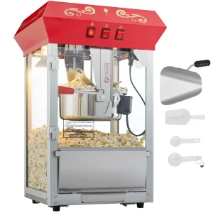 SucceBuy 8/12Oz Electric Popcorn Maker Commercial Popper Machine