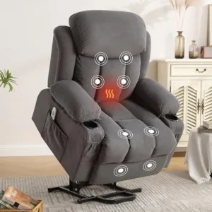Power Lift Recliner Chair for Elderly with Vibration Massage