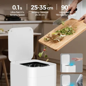 20L Automatic Self Changing Trash Can Self Sealing Self Bagging