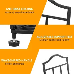 Firewood Rack, Foldable Firewood Holder - Thumbnail Image 3